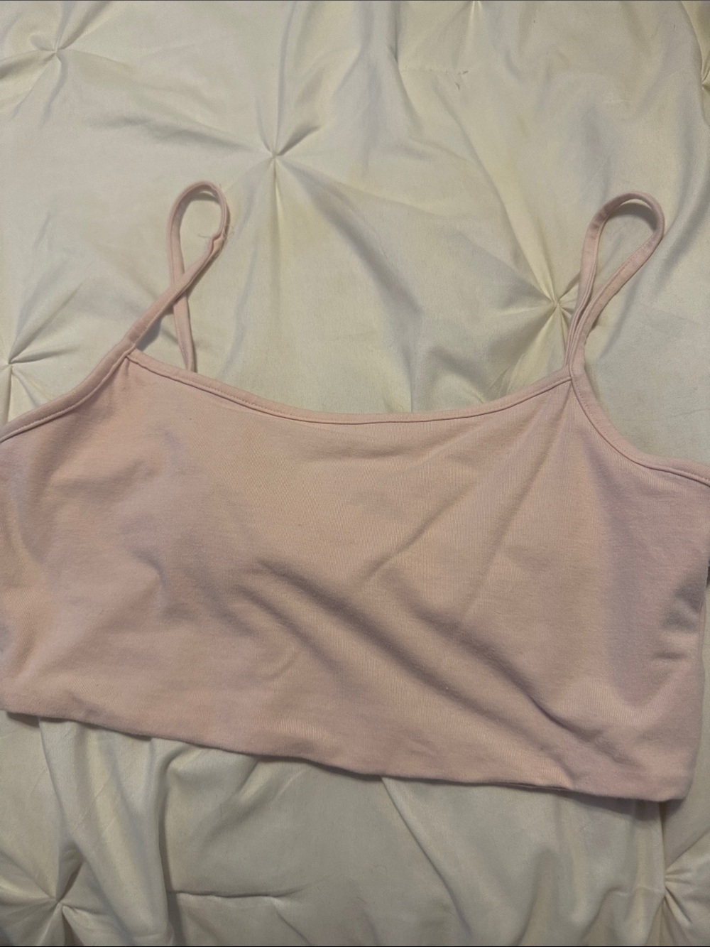 Cotton On Pale Pink Spaghetti Strap Bandeau Cami